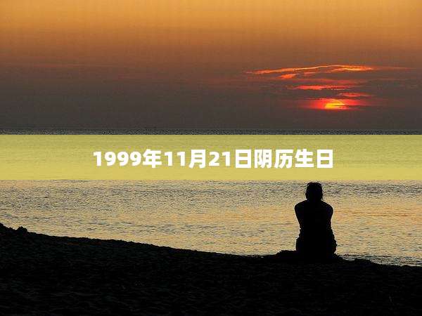 1999年11月21日阴历生日