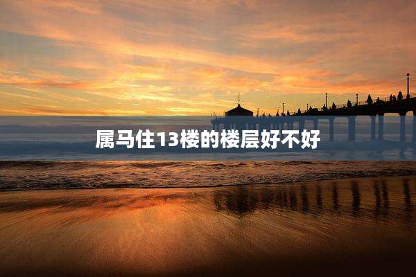 属马住13楼的楼层好不好