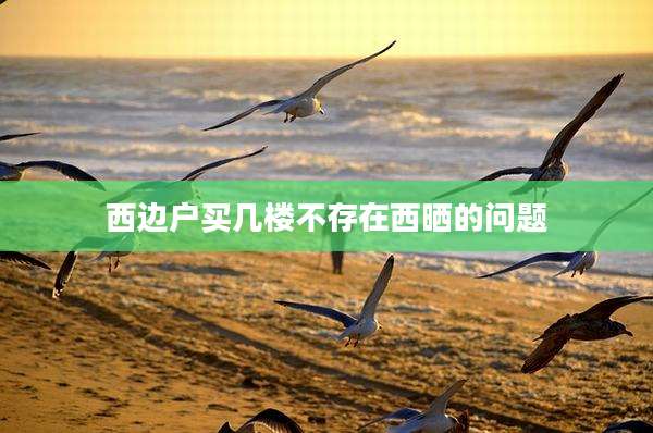 西边户买几楼不存在西晒的问题