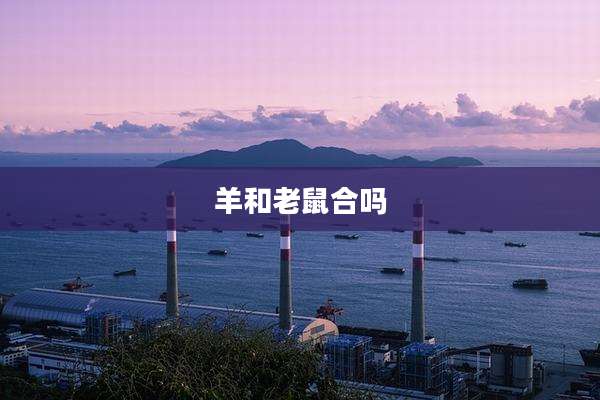 羊和老鼠合吗