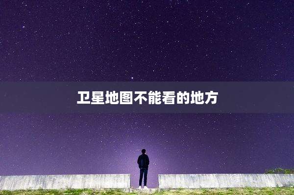 卫星地图不能看的地方