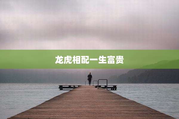 龙虎相配一生富贵