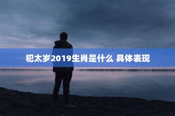 犯太岁2019生肖是什么 具体表现
