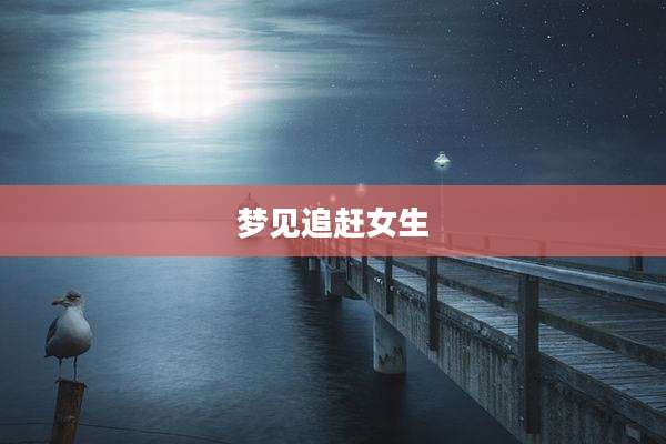 梦见追赶女生