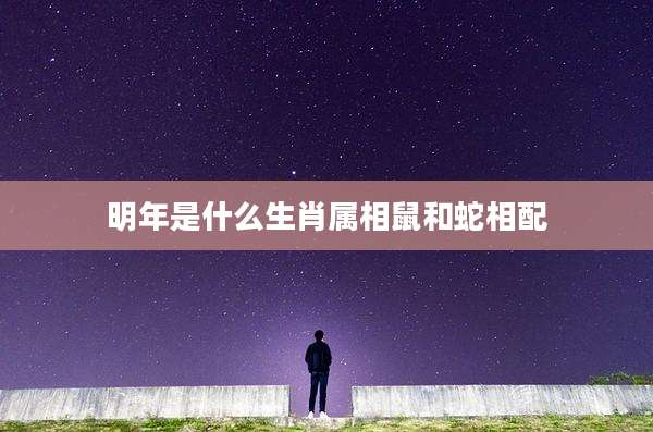 明年是什么生肖属相鼠和蛇相配