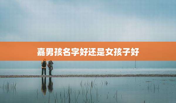 嘉男孩名字好还是女孩子好