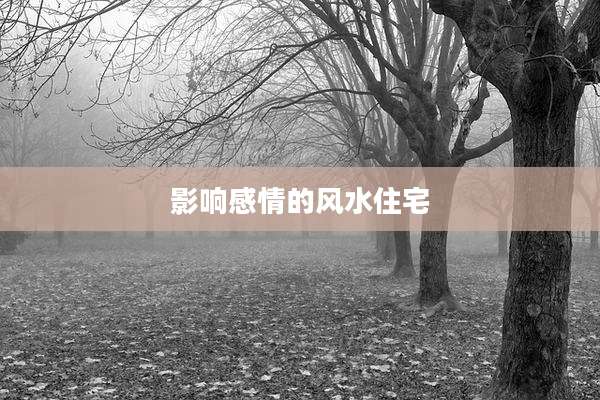 影响感情的风水住宅