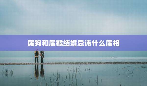 属狗和属猴结婚忌讳什么属相
