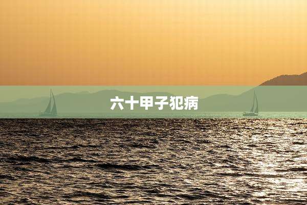 六十甲子犯病