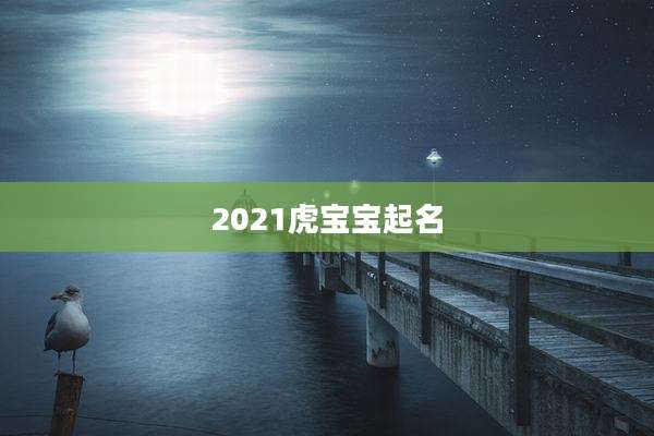 2021虎宝宝起名