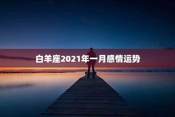 白羊座2021年一月感情运势
