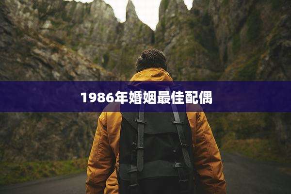 1986年婚姻最佳配偶