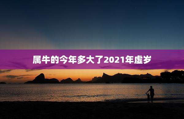 属牛的今年多大了2021年虚岁