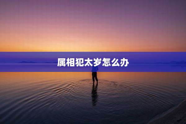 属相犯太岁怎么办