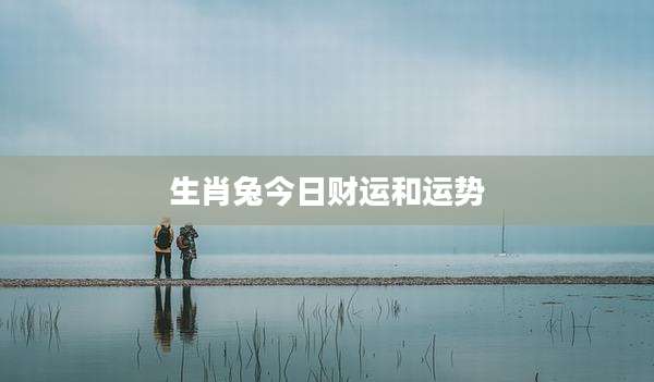 生肖兔今日财运和运势