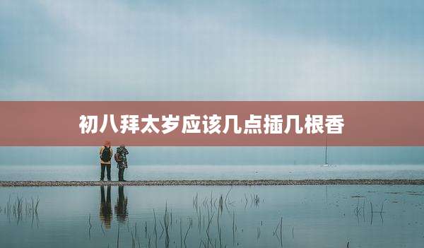 初八拜太岁应该几点插几根香