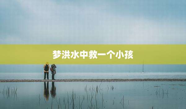梦洪水中救一个小孩