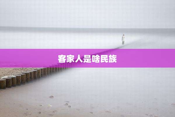客家人是啥民族