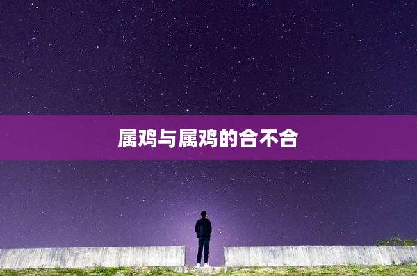 属鸡与属鸡的合不合