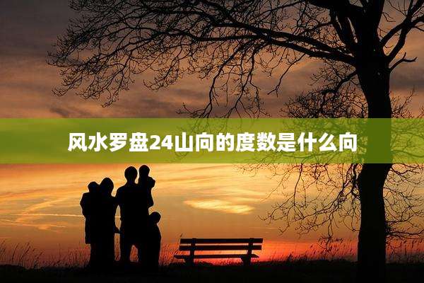 风水罗盘24山向的度数是什么向