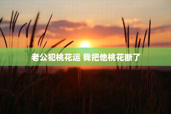 老公犯桃花运 我把他桃花断了