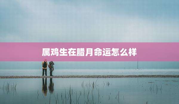 属鸡生在腊月命运怎么样