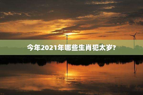 今年2021年哪些生肖犯太岁?