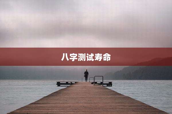 八字测试寿命