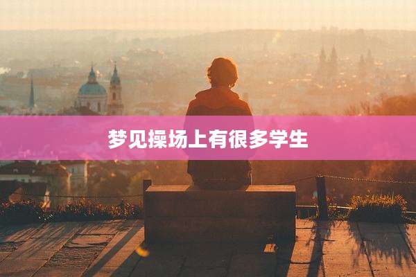 梦见操场上有很多学生