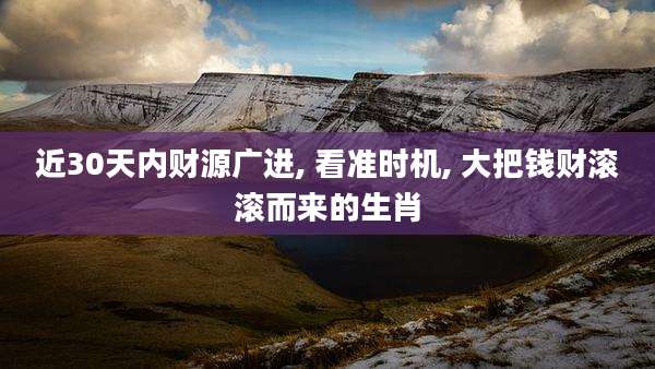 近30天内财源广进, 看准时机, 大把钱财滚滚而来的生肖