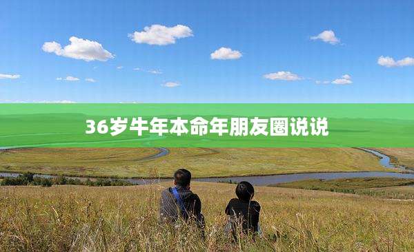 36岁牛年本命年朋友圈说说
