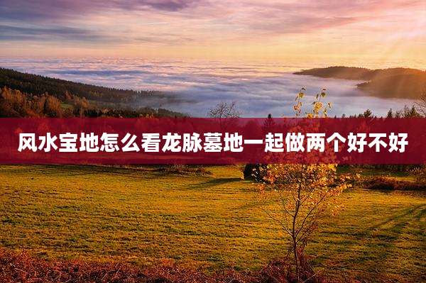 风水宝地怎么看龙脉墓地一起做两个好不好