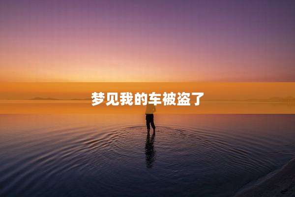 梦见我的车被盗了