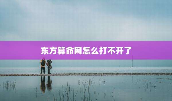 东方算命网怎么打不开了