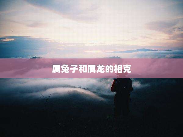 属兔子和属龙的相克
