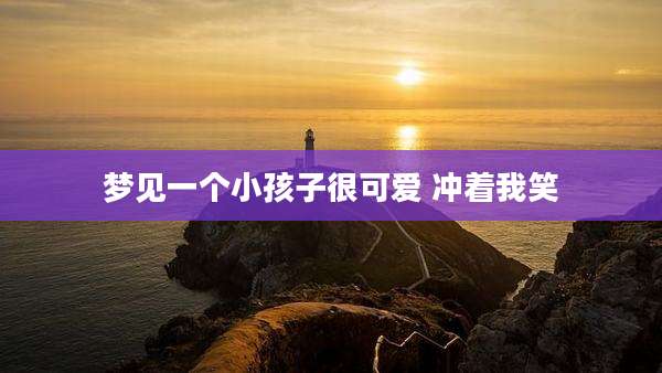 梦见一个小孩子很可爱 冲着我笑