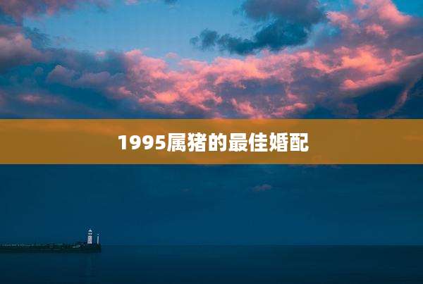 1995属猪的最佳婚配