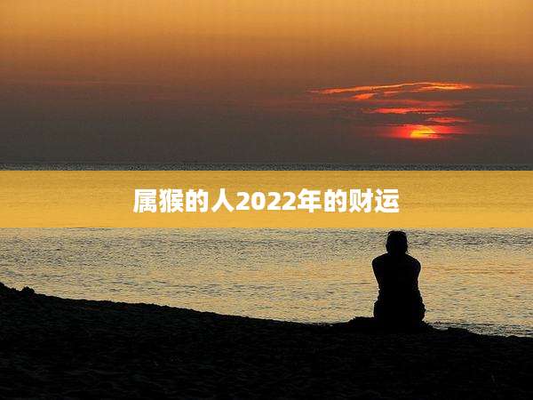 属猴的人2022年的财运
