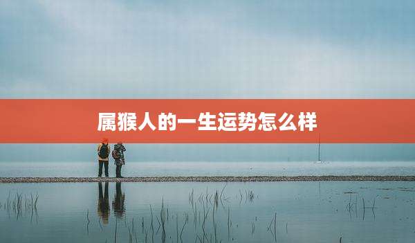 属猴人的一生运势怎么样
