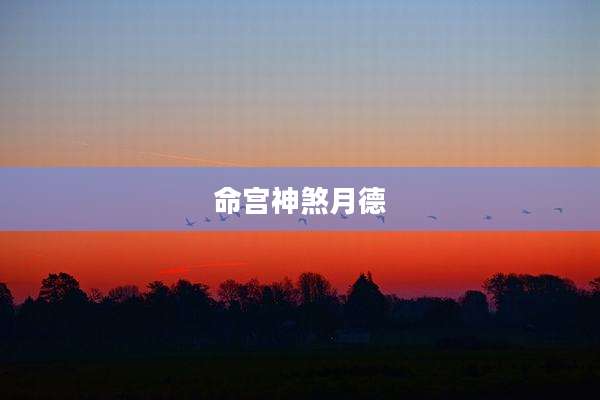 命宫神煞月德