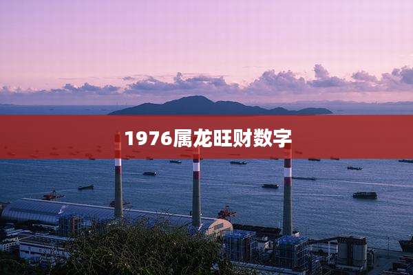 1976属龙旺财数字