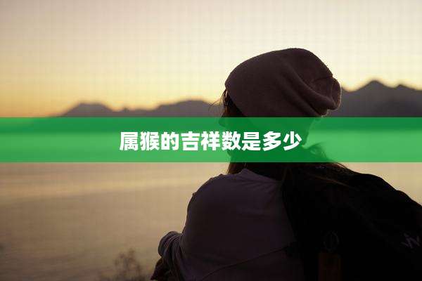 属猴的吉祥数是多少