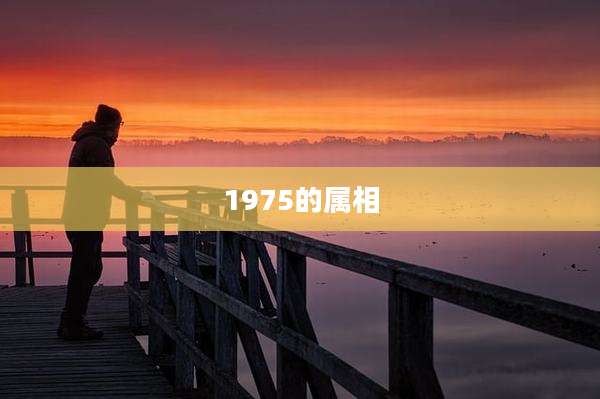 1975的属相