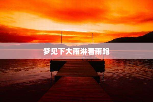 梦见下大雨淋着雨跑
