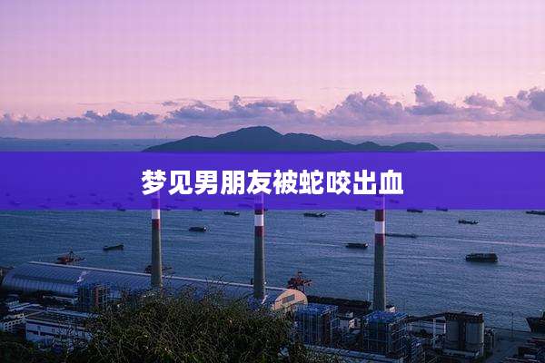 梦见男朋友被蛇咬出血