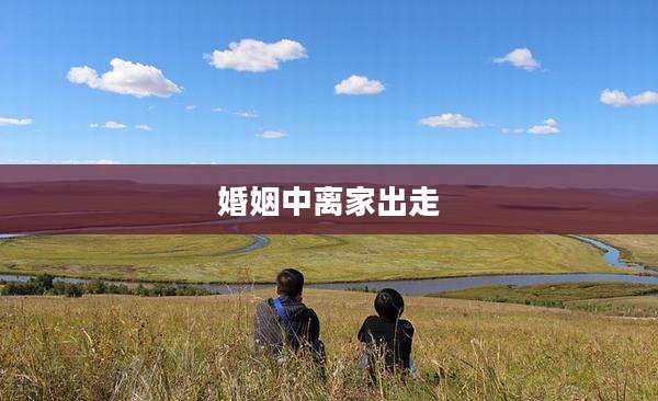 婚姻中离家出走