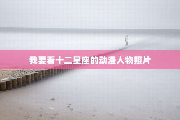 我要看十二星座的动漫人物照片
