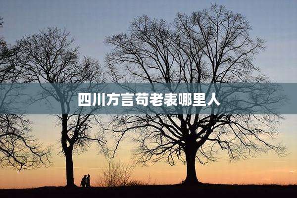 四川方言苟老表哪里人