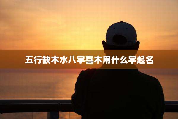 五行缺木水八字喜木用什么字起名
