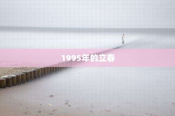 1995年的立春